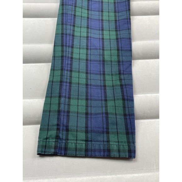 Vineyard Vines Mens 30 Breaker Pants Slim Fit Tartan Plaid Black Watch Chinos - Picture 5 of 13